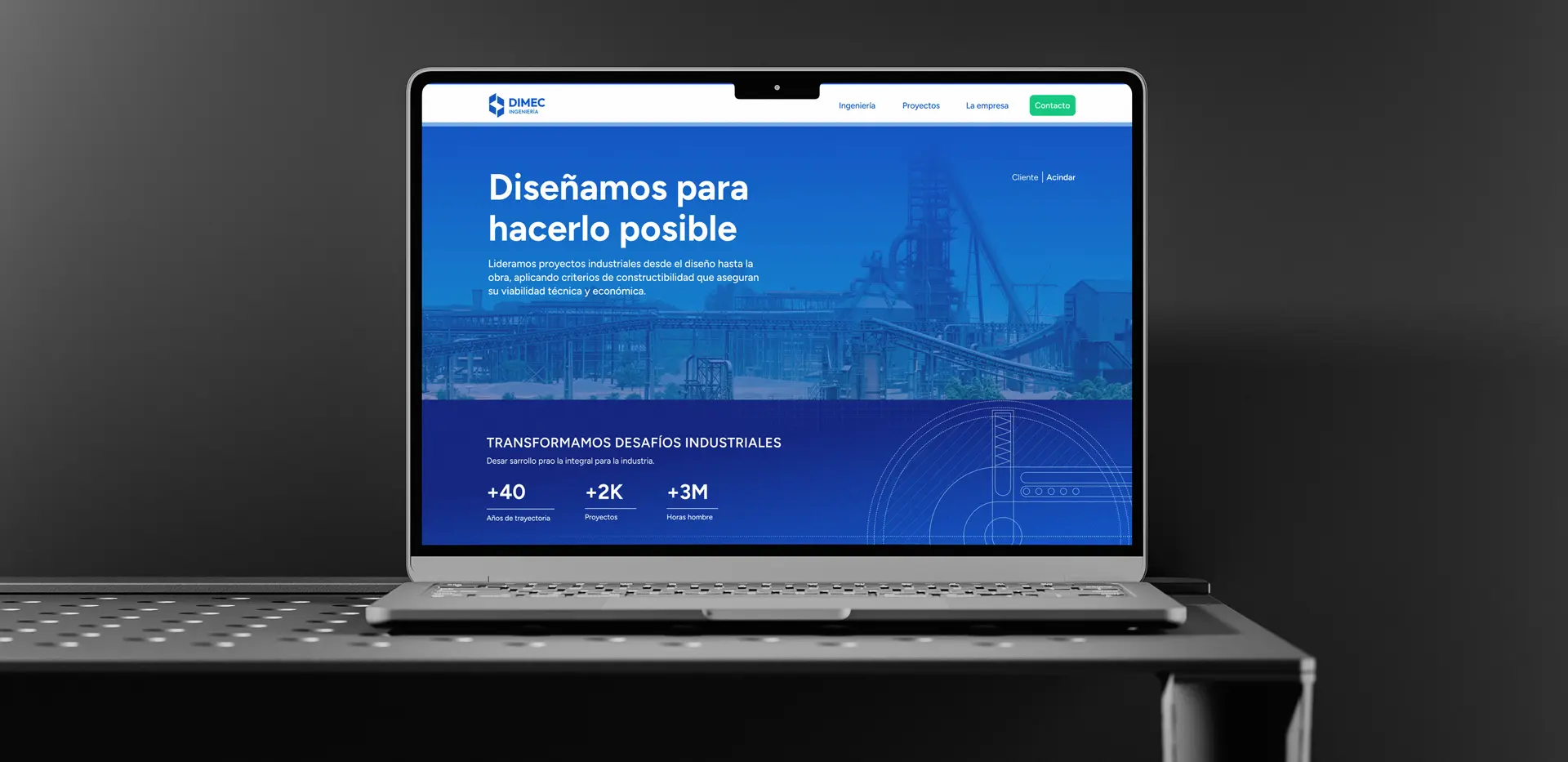 Sitio web de DIMEC