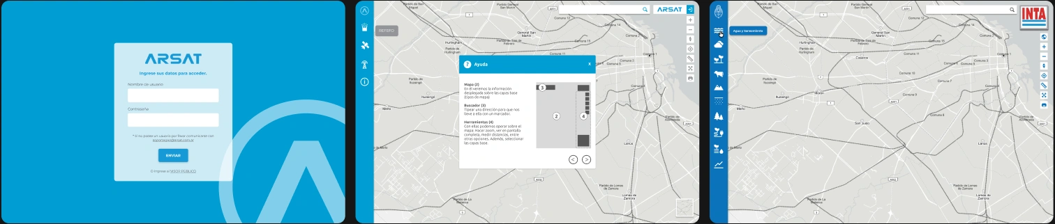 Interfaz de Geoexpress Map Viewer