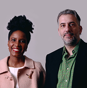 Fotografía de Aylee y Federico, fundadores de Vóxel Studio.